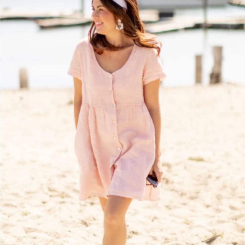 Jilly box x PRIV linen dress